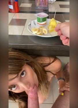 breakfast comes with a blowjob